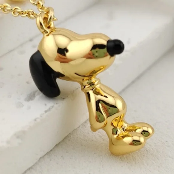 Coach Gold Snoopy Necklace with Star Charm - Picture 6 of 7